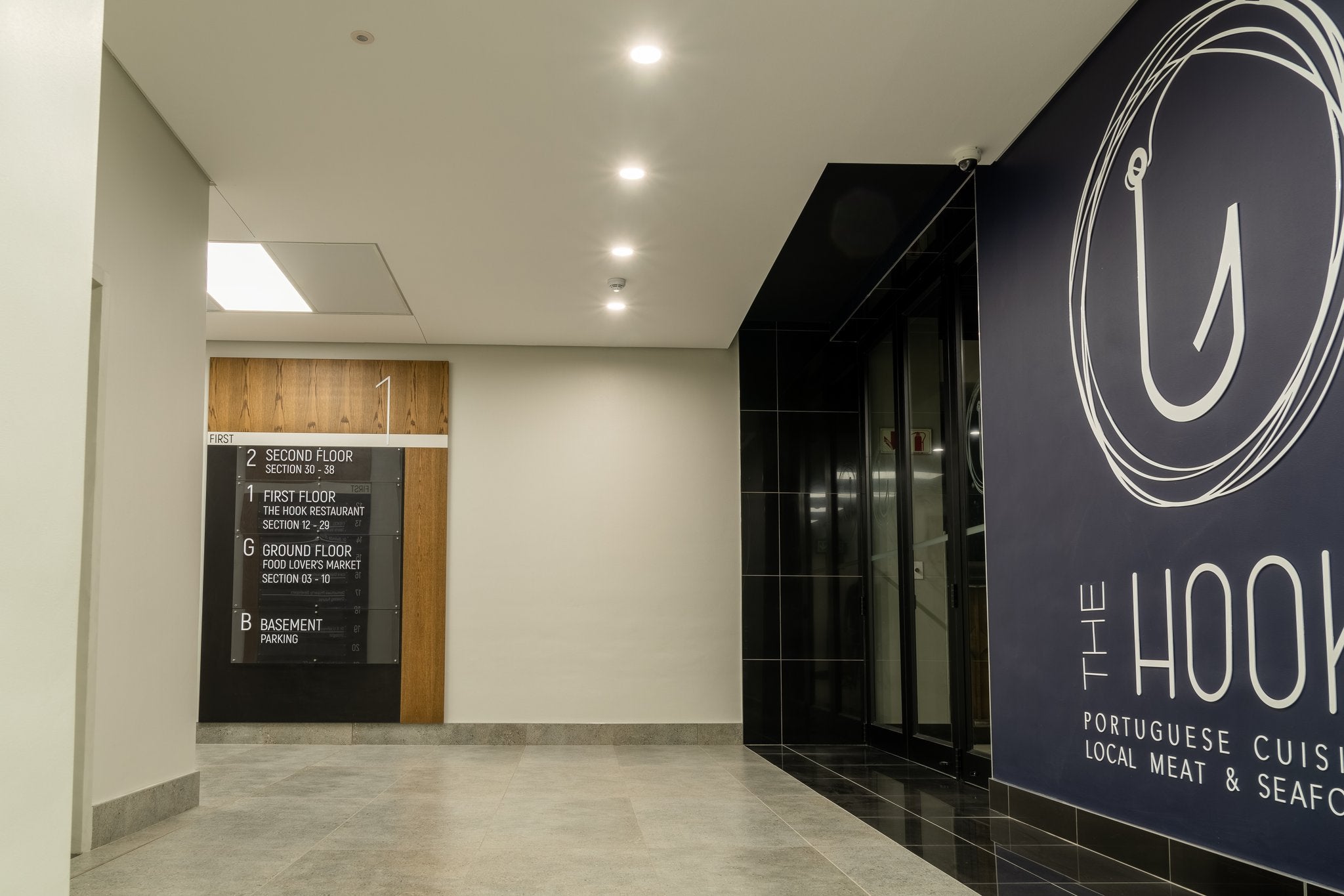 Rubicon Meteor Downlight Installed in Commercial Ceiling